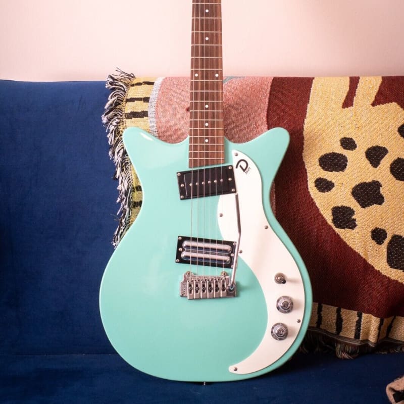 2010s Danelectro 59XT with Lipstick Humbucker and Tremolo Aqua – £375 used Guitar