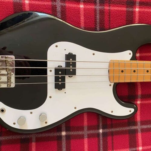 1983 Squier JV Precision Bass Fender Japan 1983 Black Black -         Precision Bass