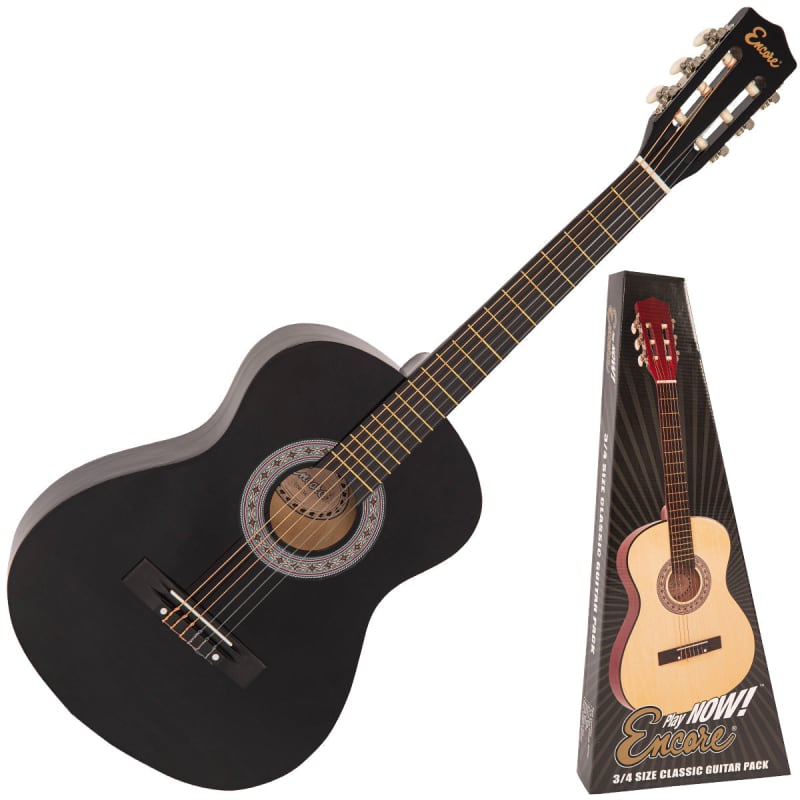 Encore Encore 3/4 Size Guitar Pack ~ Black Classic - £49.99 new Guitar