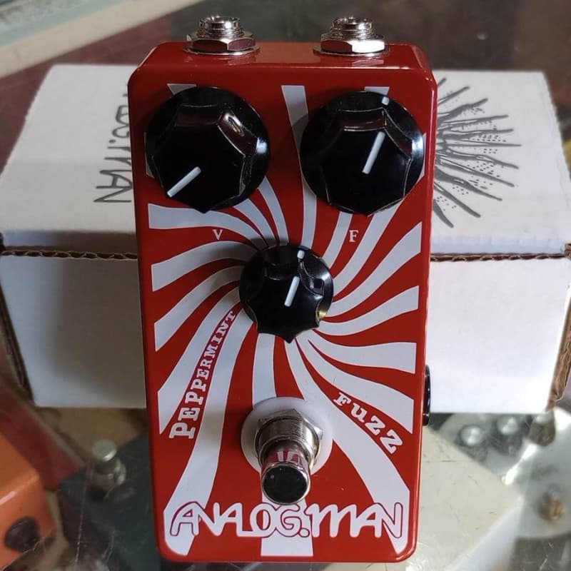 used 2022 Analogman Peppermint Fuzz Red - Effect Pedal