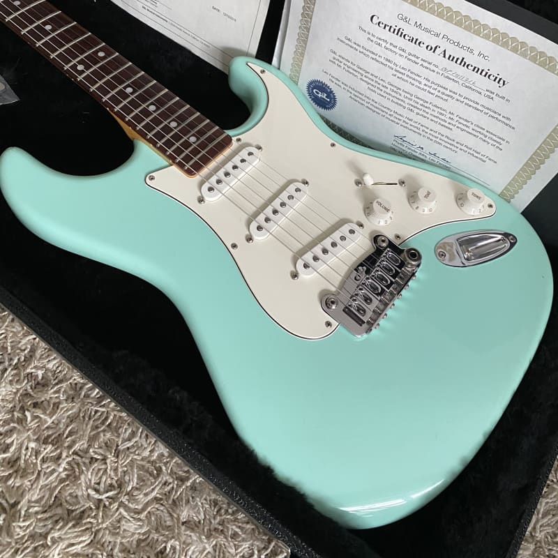 2018 G&L Fullerton Deluxe Legacy Surf Green - £1050 used Guitar