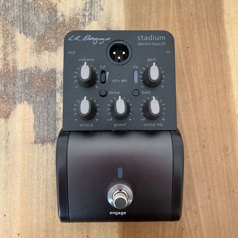 used 2010s LR Baggs Stadium Bass DI Black - Effect Pedal