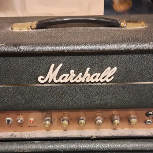 1968 Marshall JMP 1986 2-Channel 50-Watt Guitar Amp Head Black -        Amp Head