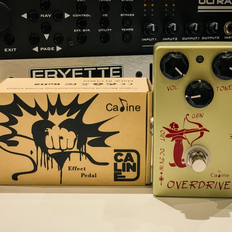 used 2010s Caline CP-99 Medusa Overdrive Gold - Effect Pedal