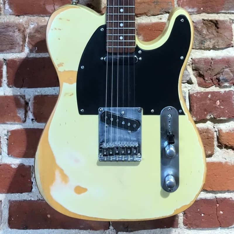 Partscaster Custom T-Style Electric Guitar Blonde - £250 used Guitar