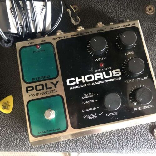 2000s Electro-Harmonix Stereo Poly Chorus Reissue Black / Silv... -         Chorus