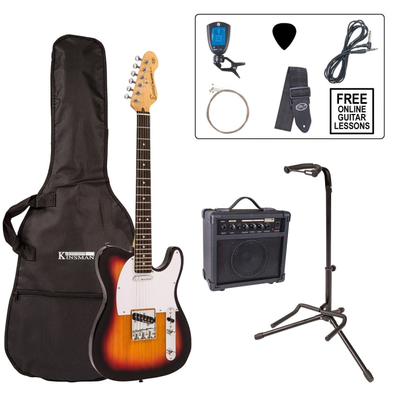 Encore Encore E2 Electric Guitar Pack ~ Sunburst - £279 new Guitar