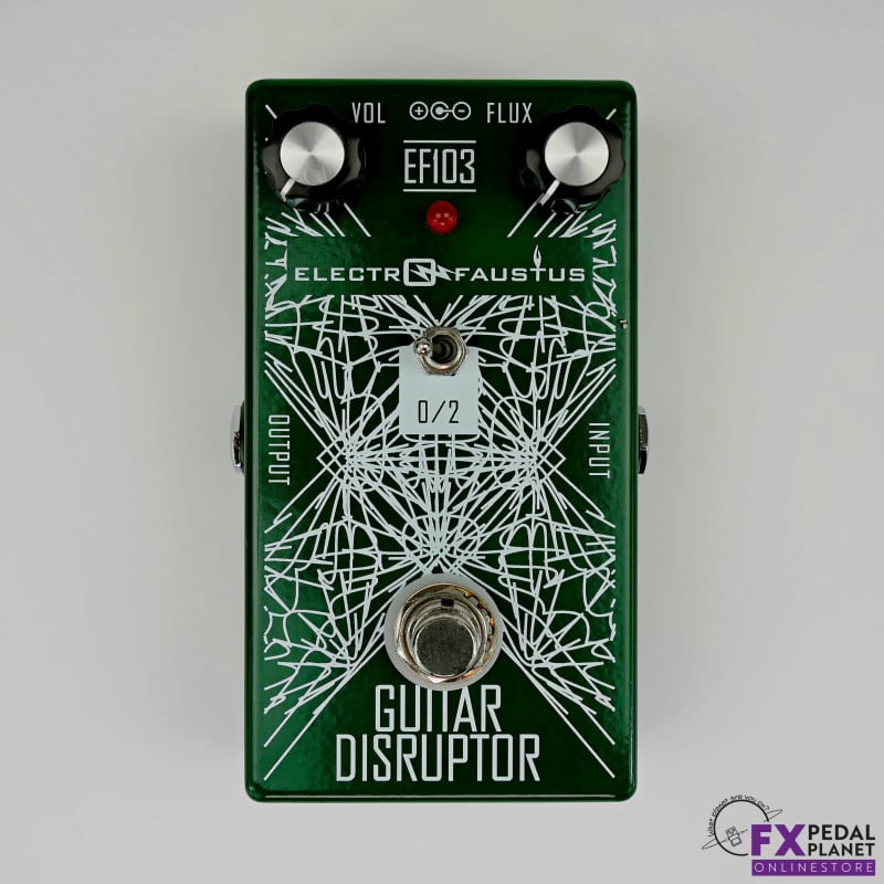 new 2022 Electro Faustus Guitar Disruptor Green - Effect Pedal