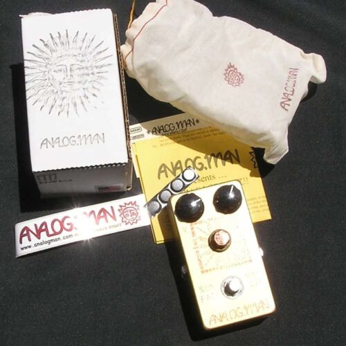 2006 Analogman Sun Face fuzz Gold -            Analogue