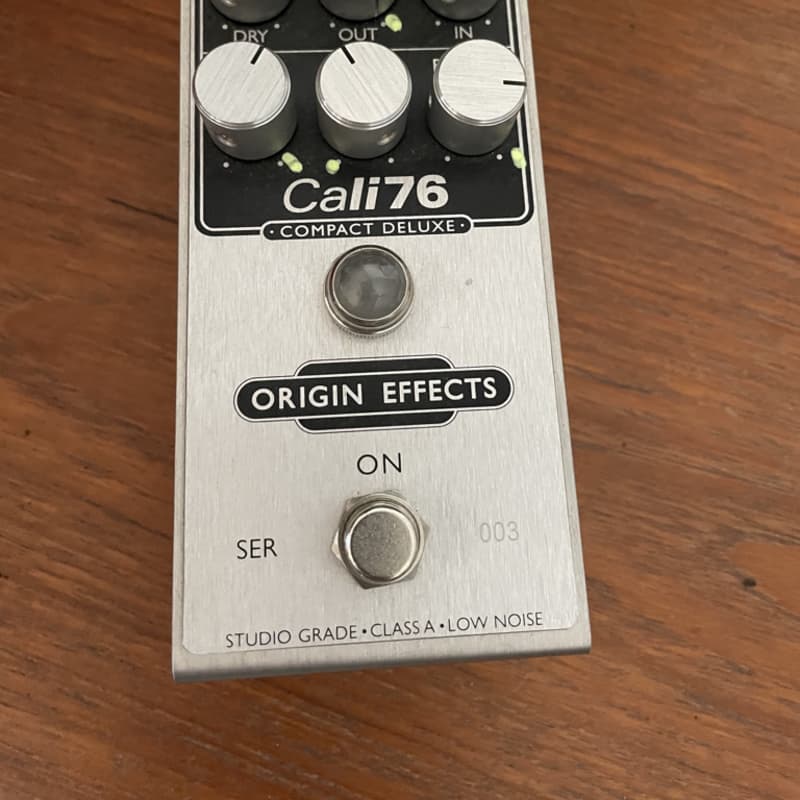 used 2010s Origin Effects Cali76 Compact Deluxe Compressor Silver - Effect Pedal