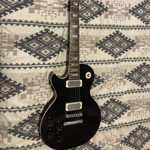 1979-80 Gibson Les Paul Deluxe Left-Handed Black -         Les Paul