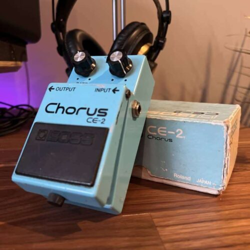 1979 - 1984 Boss CE-2 Chorus (Black Label) Blue -         Chorus