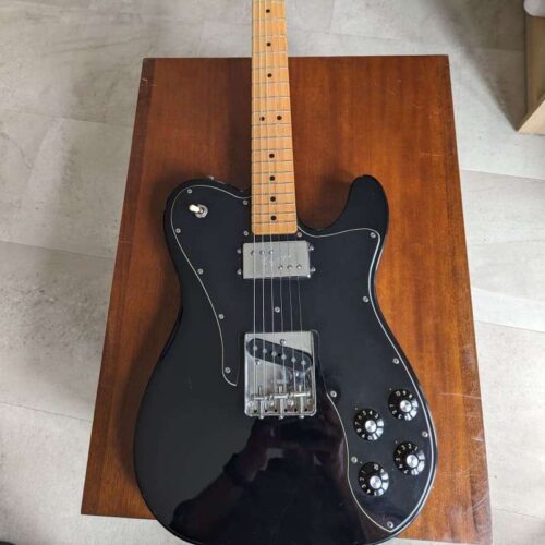 2018 Fender Vintage Telecaster Custom with Maple Fretboard Black - £700 used Guitar