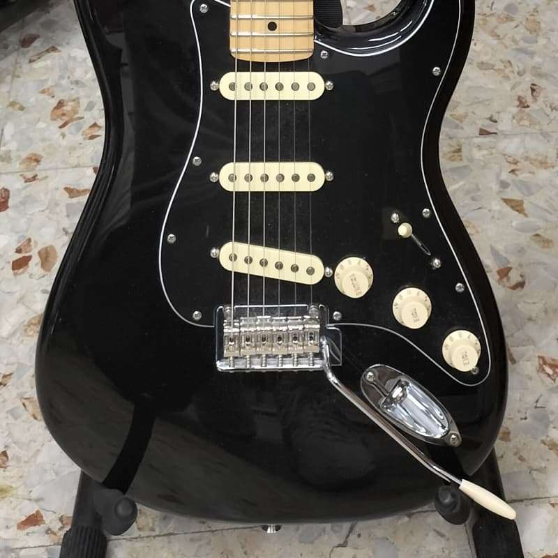 2022 Fender Limited Edition Player Stratocaster MN Double Blac… –        Stratocaster