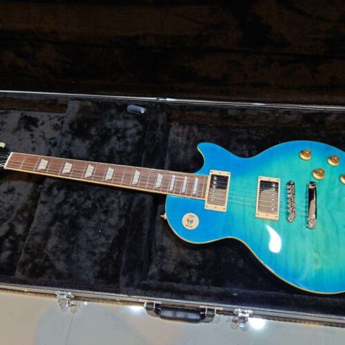 2020s Epiphone Goryo Yuto Signature Les Paul Standard Blue Burst -         Les Paul