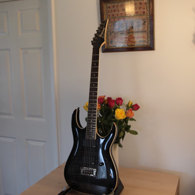 2000s Ibanez RGA 42 FM Black grey flame - £350 used Guitar