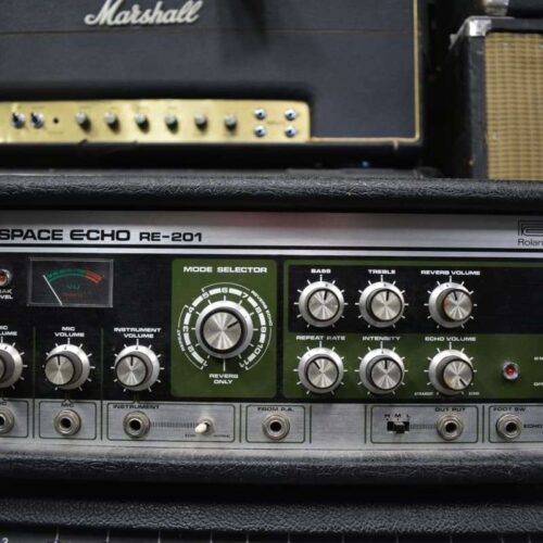 1970s Roland RE-201 Space Echo Tape Delay / Reverb Black -             Delay