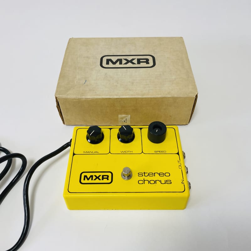 used 1979 - 1984 MXR MX-134 Stereo Chorus Yellow - Effect Pedal