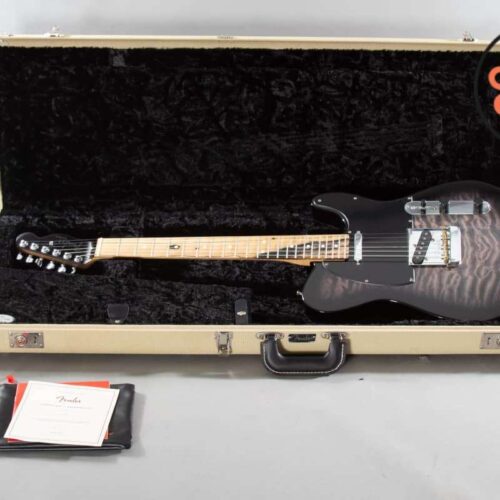 2020 Fender American QMT Telecaster with Pale Moon Ebony Fretb... -        Telecaster