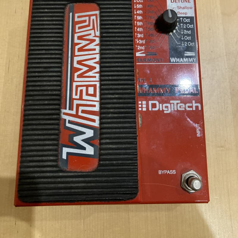 used 1990s DigiTech Whammy WH-1 Red - Effect Pedal