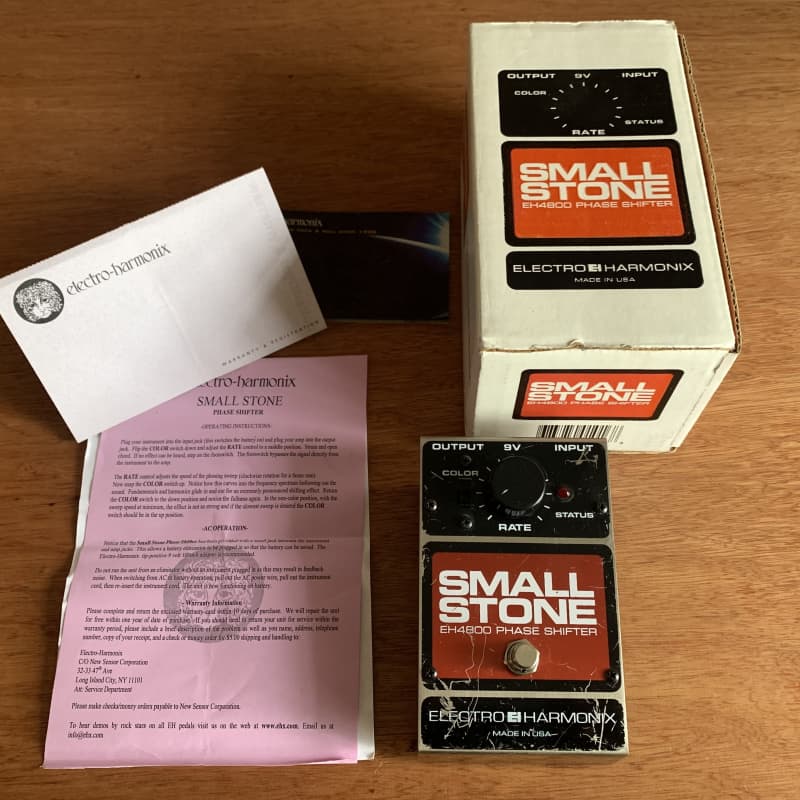 used 1990s Electro-Harmonix Small Stone EH4800 Phase Shifter V4 wit... - Effect Pedal