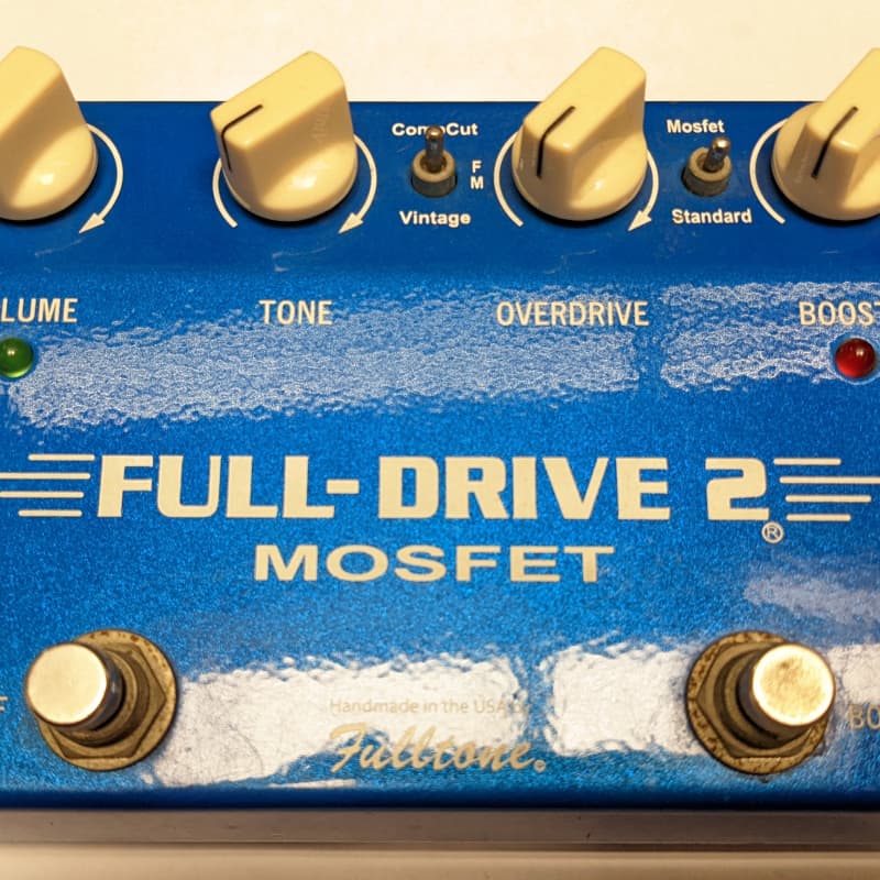 used 2000s Fulltone Full-Drive 2 Mosfet Blue - Effect Pedal