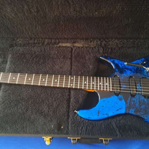 1987-1989 Zion Radicaster Custom Shop Blue Frosted Marble -       Custom Shop