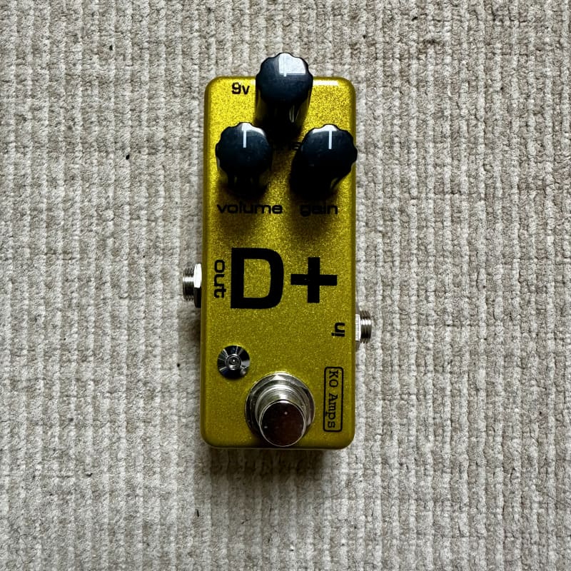 used 2023 KO Amps D+ Gold Sparkle - Effect Pedal