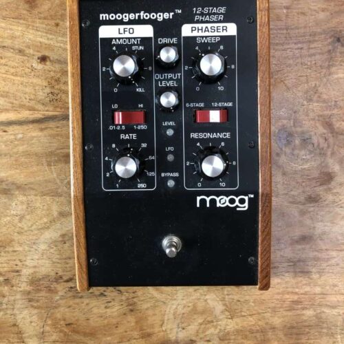 used 1999 - 2018 Moog MF-103 Moogerfooger 12-Stage Phaser Black - Effect Pedal