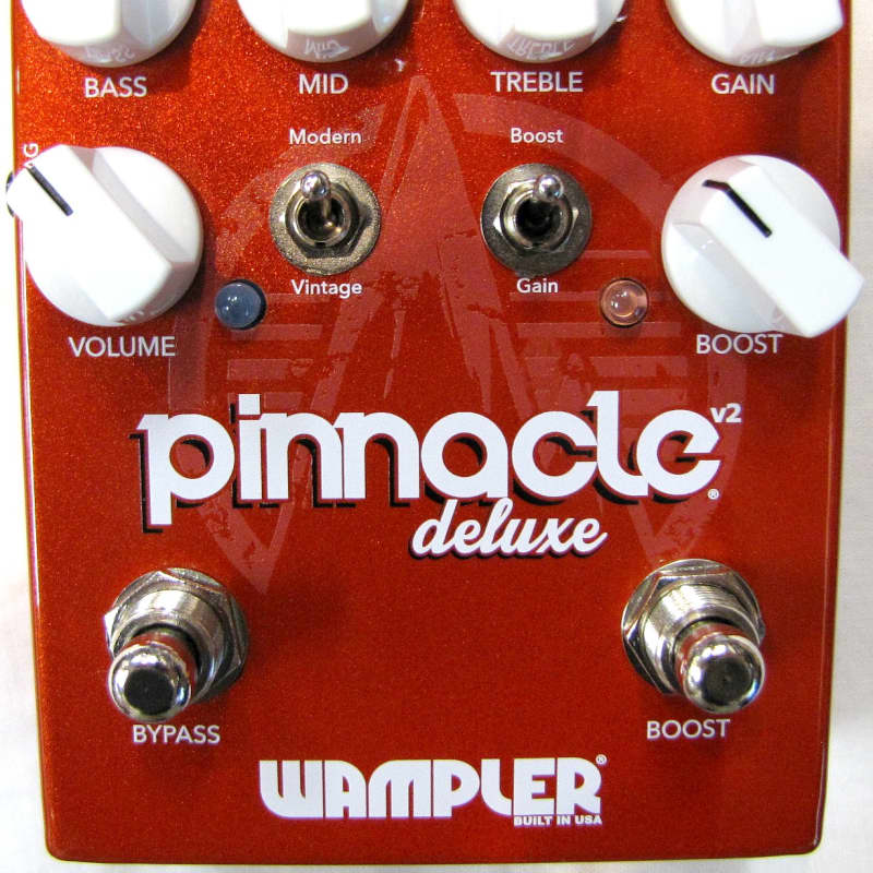 used 2016 Wampler Pinnacle Deluxe V2 Red - Effect Pedal