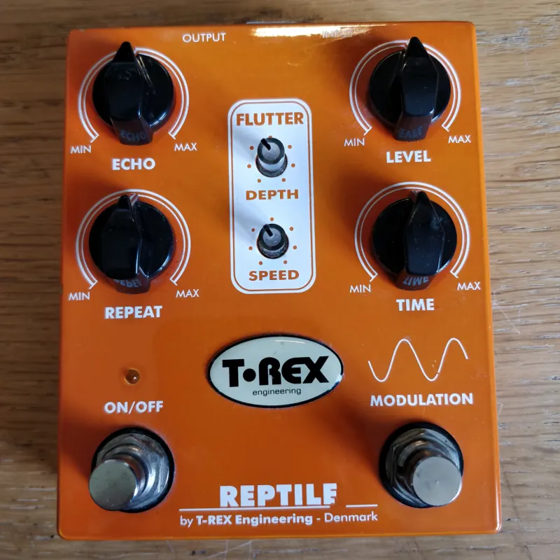 used 2000s T-Rex Reptile Delay Orange - Effect Pedal