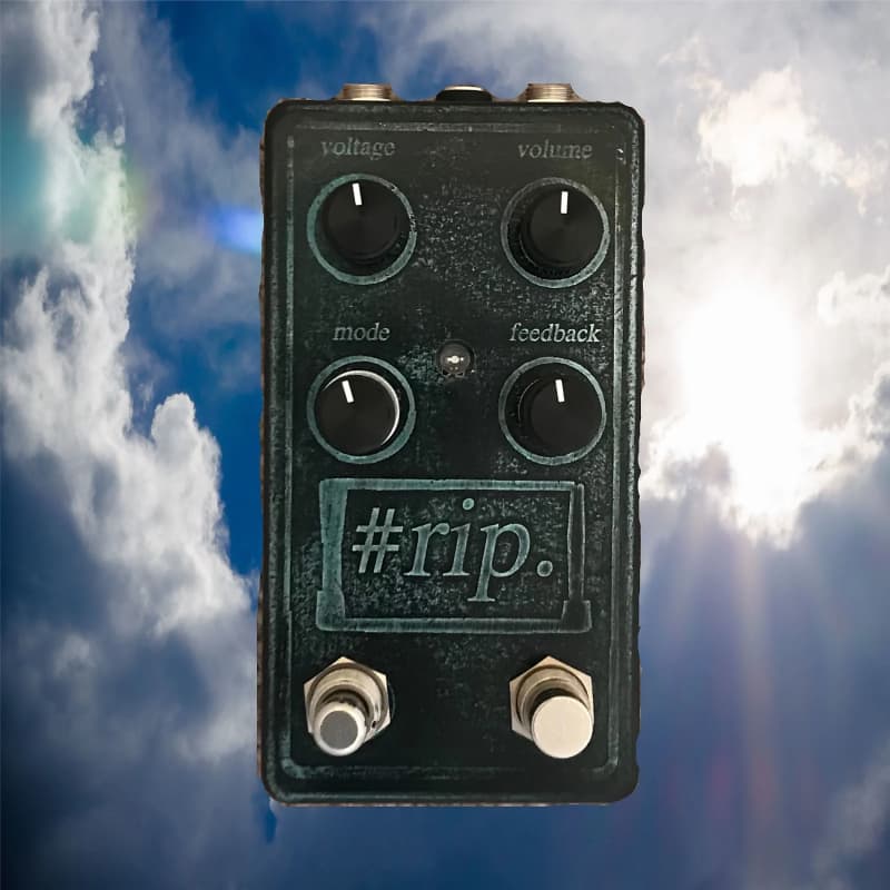 used 2021 Dropping Acid Pedal Etching #Rip. Etched - Effect Pedal