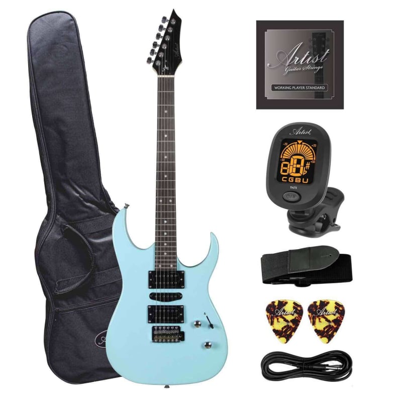 Artist Artist SS45 Electric Guitar Plus Accessories Sonic Blue - £119 new Guitar