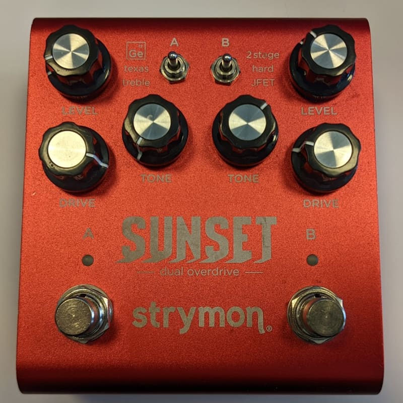 used 2017 - Present Strymon Sunset Dual Overdrive Red - Effect Pedal