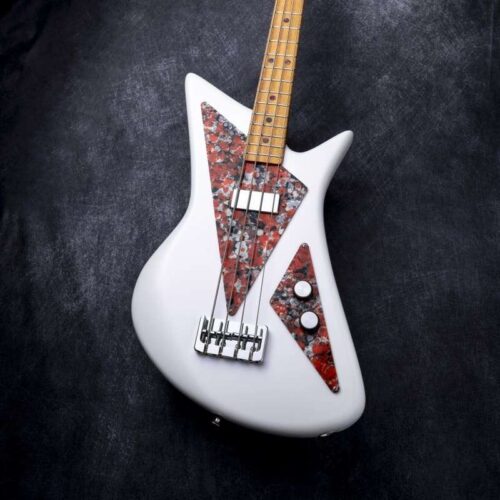 2023 Motander Guitars SM65 Bass White Pearl -           Bass