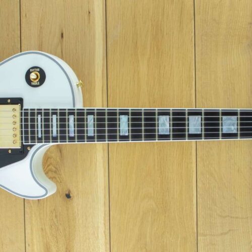 Gibson Les Paul Custom w/ Ebony Fingerboard Gloss Alpine White... -         Les Paul