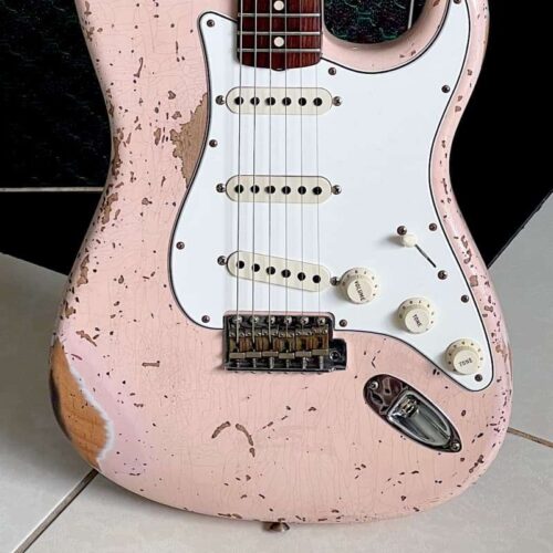 2023 Fender Stratocaster '59 Heavy Relic Shell Pink -        Stratocaster