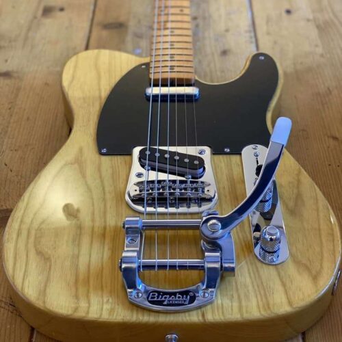 2022 Fender FSR Telecaster 1950's Ash Bigsby Natural Ash -        Telecaster