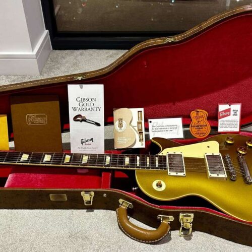 Gibson Custom 1957 Les Paul Goldtop Reissue VOS Double Gold wi... -         Les Paul