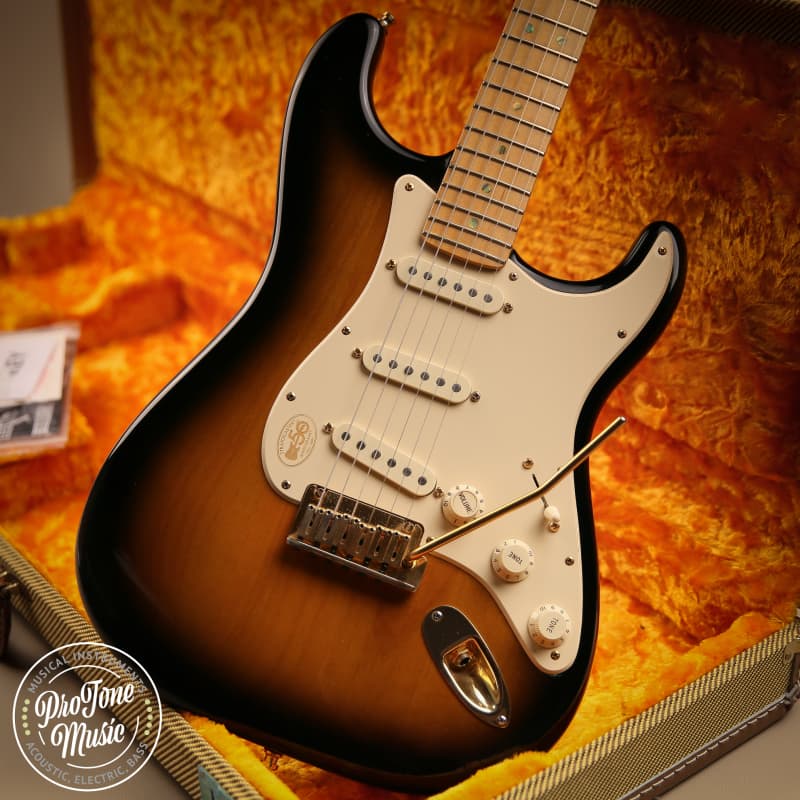 2004 Fender American Deluxe Stratocaster 50th Anniversary Two ... - £1795 used Guitar