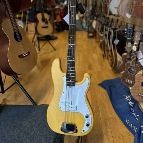 Deftone Electric Bass Guitar handmade Yellow -           Bass Guitar