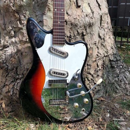 1963 Framus Chrome Strato Deluxe Sunburst -        Stratocaster