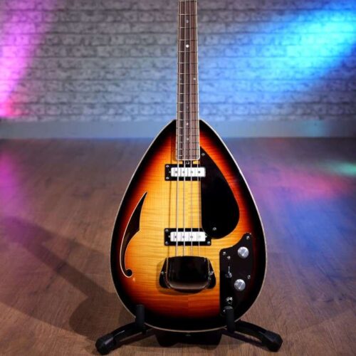 Vox VBW-3500 Semi-acoustic bass guitar Sunburst -           Bass Guitar