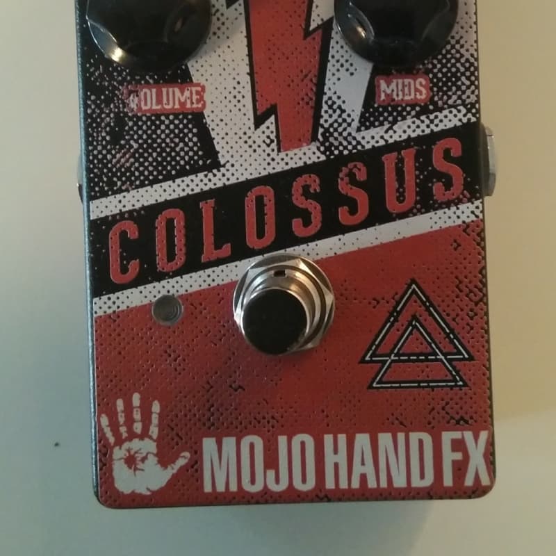 used 2010s Mojo Hand FX Colossus Red Graphic - Effect Pedal