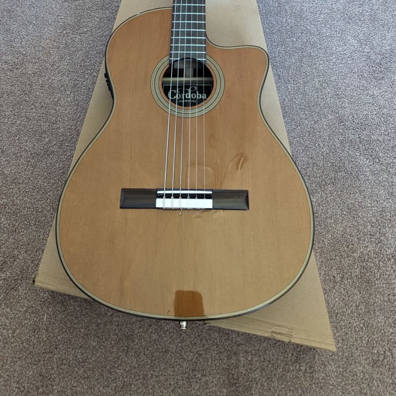 2022 Cordoba Fusion 12 Natural Cedar Classical with Electronic... - £398 used Guitar