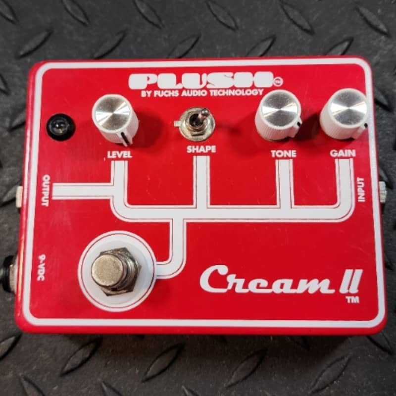 used recent Fuchs Plush Cream II Overdrive Boost Red - Effect Pedal