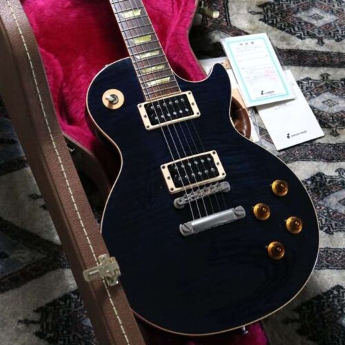 2001 Gibson Les Paul Classic Plus Blue Translucent Blue -         Les Paul