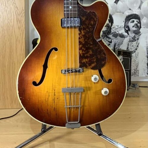 1963 Hofner Senator Bass Guitar Brown Sunburst -           Bass Guitar