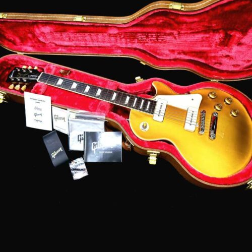 2022 Gibson Les Paul Standard '50s P90 Gold Top Gloss -         Les Paul