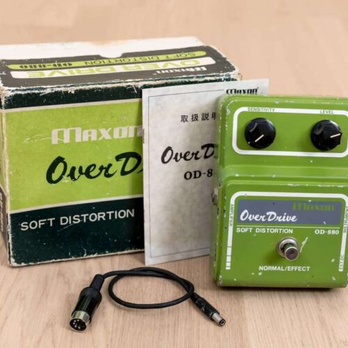 used 1977 Maxon OD-880 Soft Distortion Green - Effect Pedal